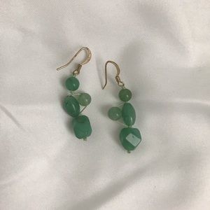 Jade earrings